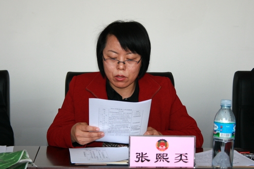 州政协副秘书长兼经科委主任张熙奀通报工作开展情况和今年工作安排.JPG